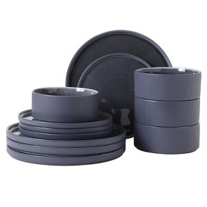 Gibson Elite Redrock Canyon 12-Piece New Bone China Dinnerware Set