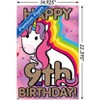 Trends International Ellie Ripberger Unicorn - Happy 9th Birthday Unframed Wall Poster Prints - 3 of 4