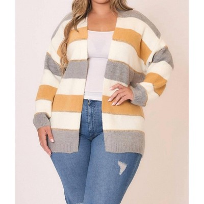 Women's Block Curvy Cardigan - Cozy Co.