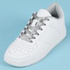 Allegra K Flat Satin Ribbon Solid Color Sports Shoes Sneakers Shoe Laces 2 Pairs - 2 of 4