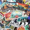Wrapables Waterproof Vinyl Stickers for Water Bottles, Laptop, Phones, Skateboards, Decals for Teens, 80pcs, Mountain Adventures - 4 of 4
