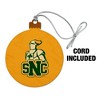St. Norbert College Secondary Logo Wood Christmas Tree Holiday Ornament - 2 of 4