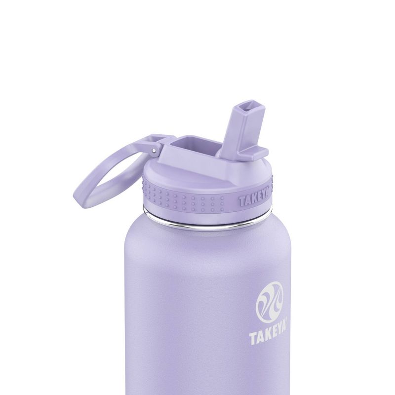 Takeya 32oz Actives Insulated Stainless Steel Water Bottle with Straw Lid, 3 of 9
