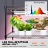 VEVOR Plant Stand with Grow Light, 6-Tier Large Tall Plant Shelf with 150W Full Spectrum Grow Light, Indoor Plant Light with Timer and Wheel, Black - 3 of 4