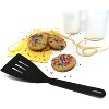 Norpro Heat Resistant Nylon Stir-Fry Spatula with Non-Skid Handle, Black - 2 of 4
