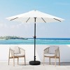 WestinTrends 9 Ft Outdoor Patio Market Table Umbrella with Tilt and Crank - 2 of 4