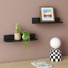 (Set of 2) 15" Picture Ledge wall Shelf with Adhesive - Room Essentials™ - 2 of 4