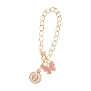 Unique Bargains Butterfly Heart Cup Chain Charm Water Cup Pendant 1 Pc - 1 of 4