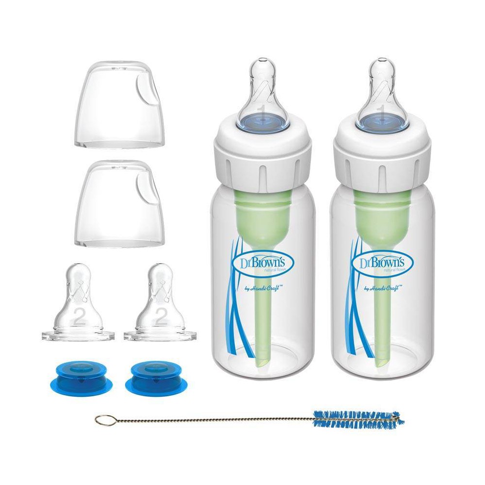 Photos - Baby Bottle / Sippy Cup Dr.Browns Dr. Brown's Natural Flow Specialty Feeding Baby Bottle - 4 fl oz/9pk 