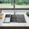 Acekool 30"x22" Drop-In Kitchen Workstation Sink, 16-Gauge Stainless Steel, 10" Deep Single Bowl with 6 Accessories - 4 of 4
