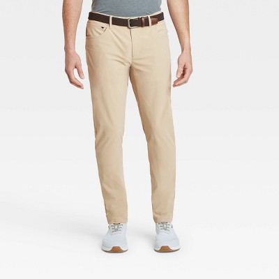 Men's Golf Slim Pants - All In Motion™ Khaki 36x30 : Target