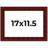 PosterPalooza | Weathered Red Picture Frame - UV Acrylic, Backing Board, Hanging Hardware Included - 2 of 4