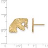 Black Bow Jewelry 14k Yellow Gold Florida A&M Rattlers NCAA Post Earrings - 2 of 3