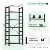 NicBex 5 Shelves Bookshelf,Modern Cube Multifunctional Display Shelf with Ample Storage for Living Room,Study Room,Home Office - 3 of 4