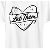 Women's - Instant Message - Let Them Short Sleeve Graphic T-Shirt - 2 of 4