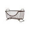 Spectrum Diversified Ashley Small Stacking Basket Brown: Metal Utility Storage for Garage & Universal Use - 3 of 4