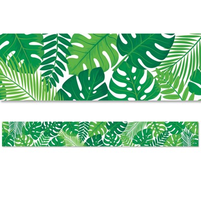Creative Teaching Press Tropical Leaves EZ Border, 48 Feet (Pack of 6)