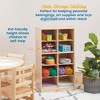 ECR4Kids 10 Cubby Mobile Tray Storage Cabinet, 5x2, 1 - 3 of 4