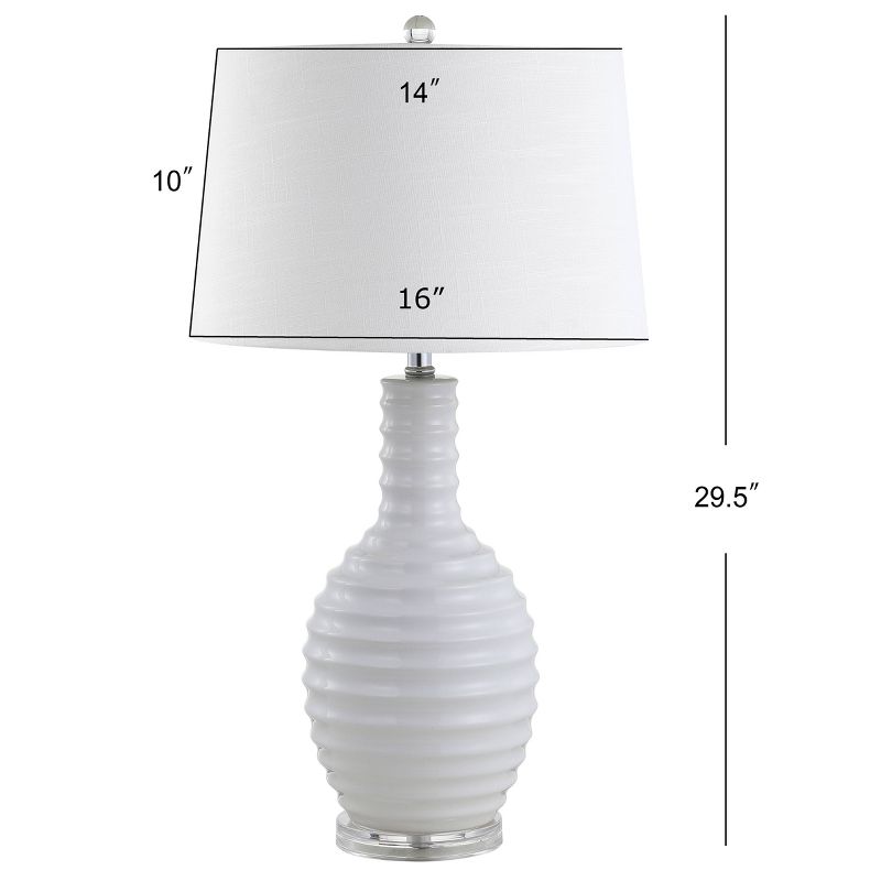 29.5" Ceramic Dylan Table Lamp (Includes Energy Efficient Light Bulb) - JONATHAN Y, 5 of 6