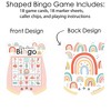 Big Dot of Happiness Hello Rainbow - Picture Bingo Cards and Markers - Boho Baby Shower Shaped Bingo Game - Set of 18 - 3 of 4