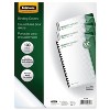 Fellowes Crystals Presentation Covers with Round Corners 11 1/4 x 8 3/4 Clear 100/Pack 52311 - 2 of 3