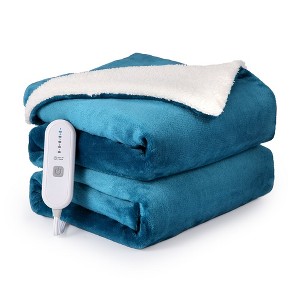 Whizmax Heated Blanket Electric, Soft Thickened Flannel Fast Heating Blanket - 1 of 4