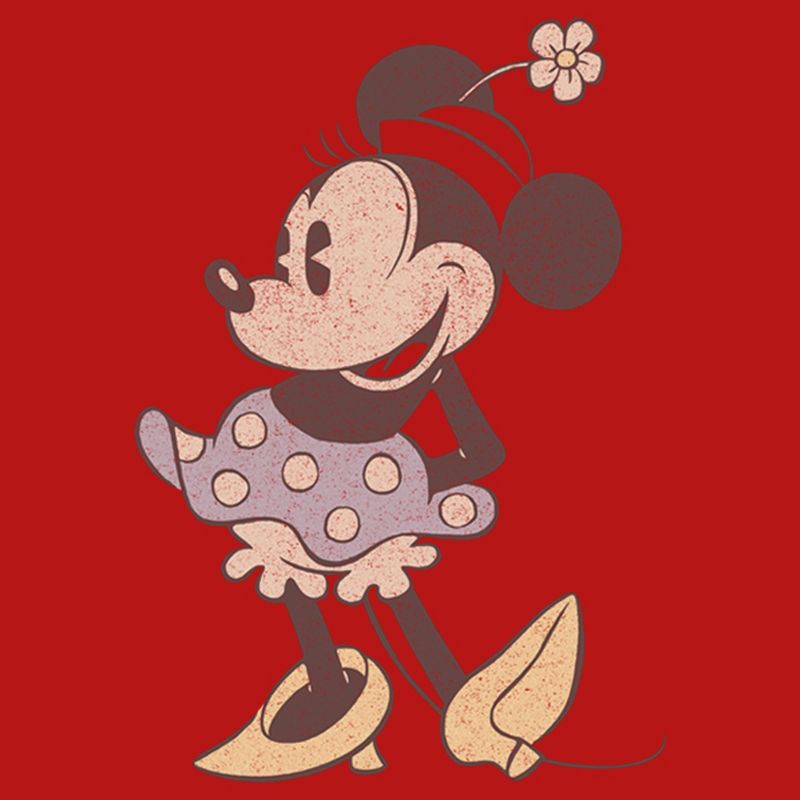 Girl's Disney Retro Distressed Minnie T-Shirt, 2 of 6