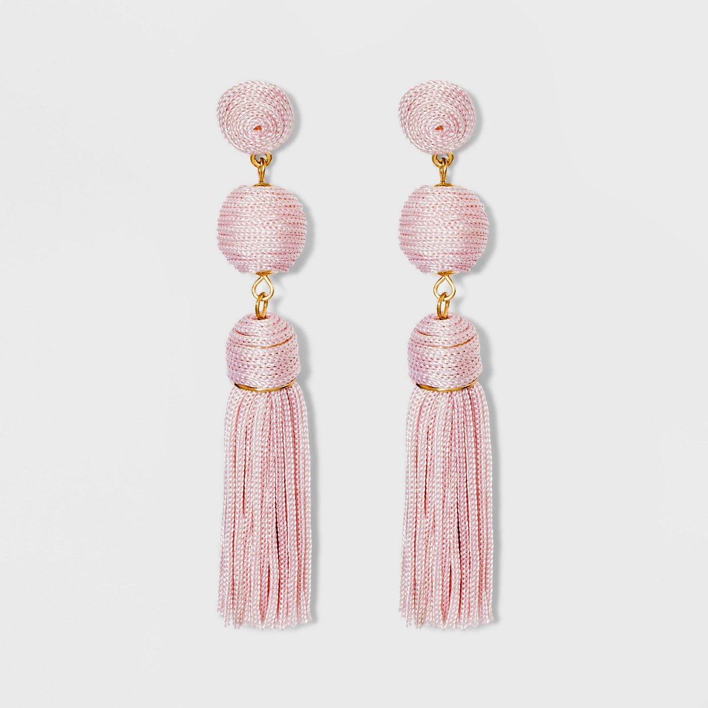 SUGARFIX by BaubleBar Monochrome Tassel Drop Earrings - image 1 of 2