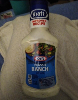 Kraft Buttermilk Ranch Salad Dressing, 16 oz Bottle