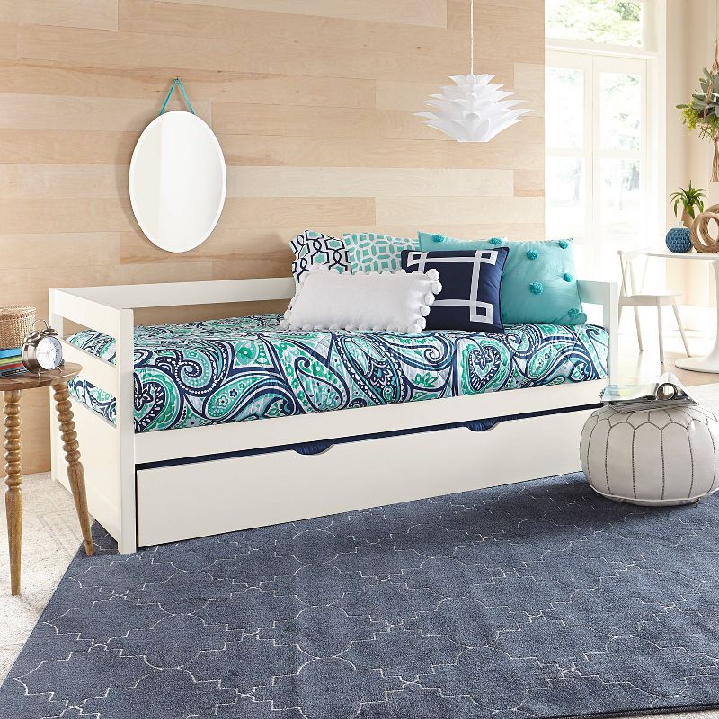 Twin Kids&#39; Caspian Daybed with Trundle White - Hillsdale Furniture, 3 of 14