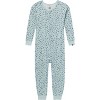 Modern Moments by Gerber Neutral Baby, Toddler and Little Kid 2-Piece Snug Fitting Footless Pajamas Set, Blue - 3 of 4