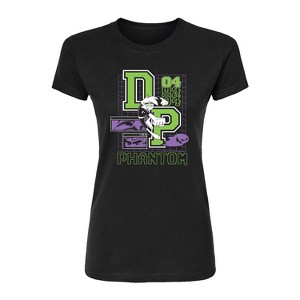 Women's - Danny Phantom - Dark Digital Jersey Fitted Graphic T-Shirt - 1 of 3