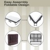 Twin Size Folding Bed with with Memory Foam Mattress and Metal Frame - 3 of 4