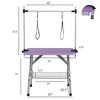KTMBDW 36/42/46'' Dog Grooming Table, Folding Pet Grooming Table with Adjustable Arm and Clamps, Portable Non-Slip Grooming Table for Pet at Home - 2 of 4