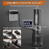 Sunitat Rechargeable Flashlight 2000 High Lumens, LED Flash with LCD Display XHM77.2 Super Bright, 5 Modes and Adjustable Focus, IP67 Water Resistant - 3 of 4