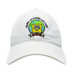SpongeBob SquarePants Adult Embroidered Adjustable Dad Hat - 1 of 4