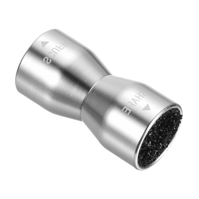 POCREATION Portable Cue Shaper | Aluminum Pool Cue Scuffer Tool With Keychain For Easy Carrying