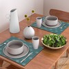 Sheila Wenzel-Ganny Holiday Green Snowflakes Placemats - Society6 - 2 of 2