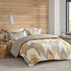 NicBex 3 Pcs Printed Cotton Bedding Set, Comforter Set Bedding Comforter Sets Duvet Cover Sets with Matching Shams, Machine Washable - 1 of 4