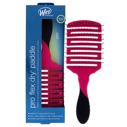 Wet Brush Flex Dry Paddle Dry - Pink, Perfect for Quick and Gentle Drying (Model#: 736658588460) - image 1 of 4