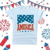 Simply Sage Market Women's America Varsity Stars Short Sleeve Garment Dyed Tee - image 2 of 4