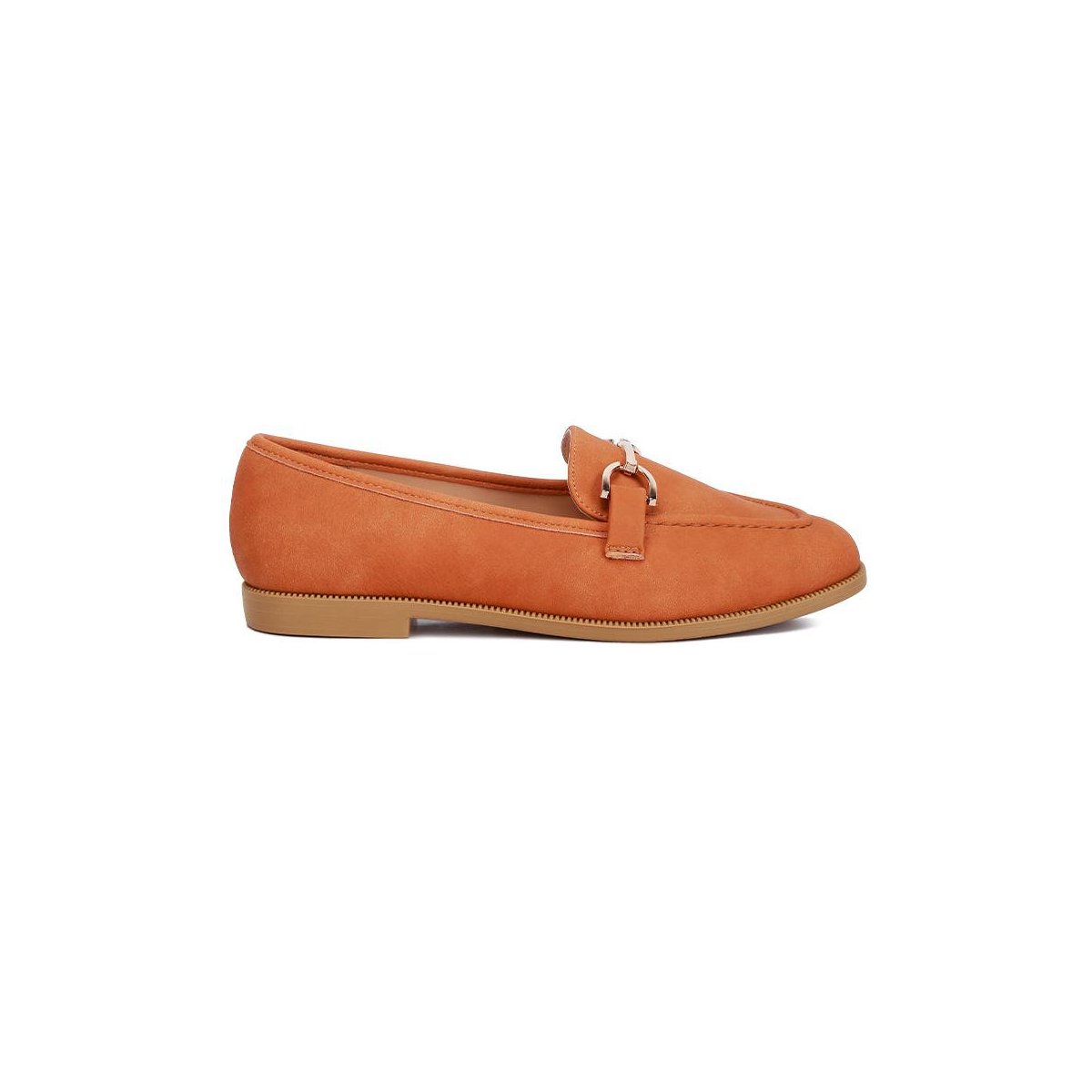 Женские туфли London Rag Womens Jagger Horsebit Detail Flat Loafers 9 — фото 2