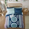 PAGED Twin Comforter Set Boho 7 Piece Bedding with Comforter, Standard Sham, Pillowcase, Bedskirt, Decorative Pillow, Fitted Sheet, Flat Sheet - 2 of 4