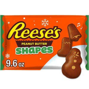 Reese's Peanut Butter Assorted Shapes Christmas Candy - 9.6oz - 1 of 4