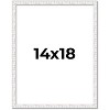 PosterPalooza | Textured White Picture Frame - UV Acrylic, Foam Board Backing, Hanging Hardware - 2 of 4