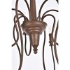 Elegant Lighting Flynx 9 lights pendant in weathered oak - 4 of 4