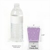 Big Dot of Happiness Purple Confetti Stars - Party Mini Favor Boxes - Simple Party Treat Candy Boxes - Set of 12 - 3 of 4