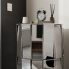 Glamorous Mirrored End Table for Living Room & Bedroom, No Assembly Required - 4 of 4