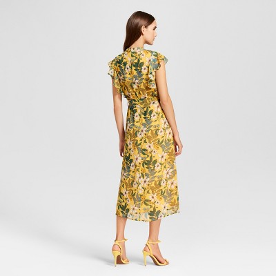 yellow floral dress target