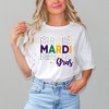 Simply Sage Market Women's Mardi Gras Stacked Short Sleeve Graphic Tee - 2 of 3